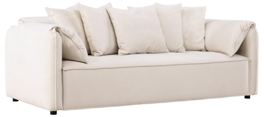 VIND Rike 3 seters sofa Hvit 202 x 100 x 73 cm Hvit