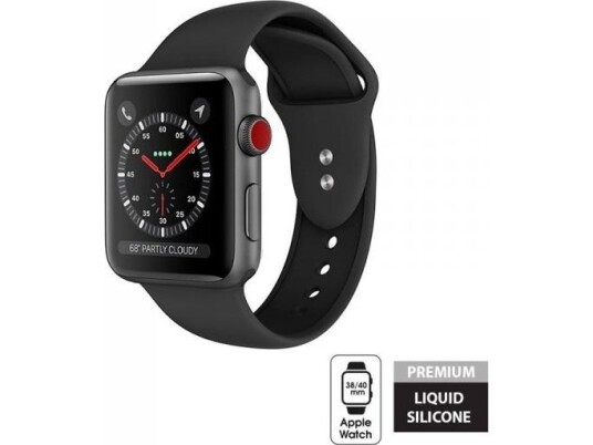 Crong Crong Liquid Band - Pasek Apple Watch 38/40 Mm (Czarny) Crong Crong Liquid Band - Pasek Apple Watch 38/40 Mm (Czarny)