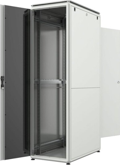Lanview By Logon Rack Skap 600 X 1000 Mm Data Line Free-Standing Hvit Ral 7035 42U 19" Lanview By Logon Rack Skap 600 X 1000 Mm Data Line Free-Standing Hvit Ral 7035 42U 19"