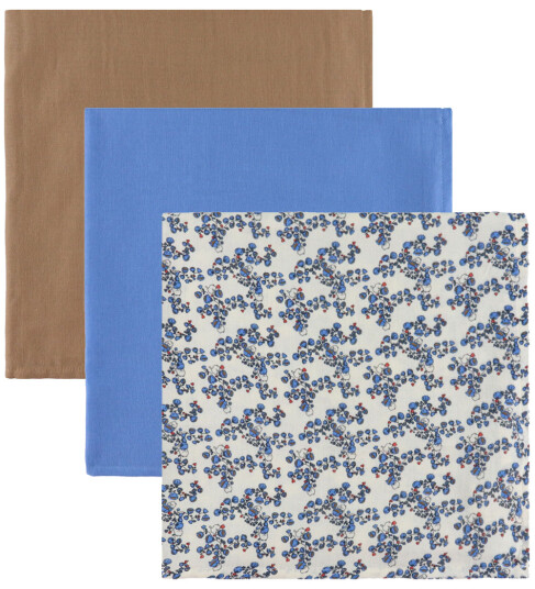 That"s Mine Bora Muslin Cloth 3-Pack - Multi/patterned - ONE SIZE