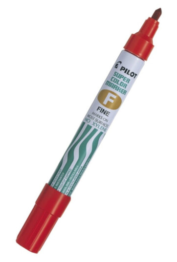 Merkepenn PILOT Super Color F rød