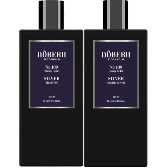 Nõberu of Sweden Silver Bundle Shampoo 250 ml & Conditioner 250 ml Nõberu of Sweden Silver Bundle Shampoo 250 ml & Conditioner 250 ml