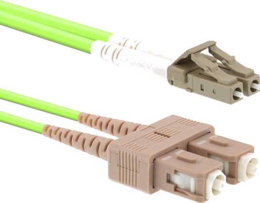Mercodan Fiberpatchkabel LC SC OM5 20 m 50/125 Multimodus 361213200