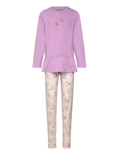 CeLaVi Pyjamas Set W. Leggings Purple 80