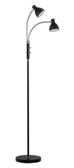 Halo Design - Hudson gulvlampe LED 2L GU10, sort Halo Design - Hudson gulvlampe LED 2L GU10, sort