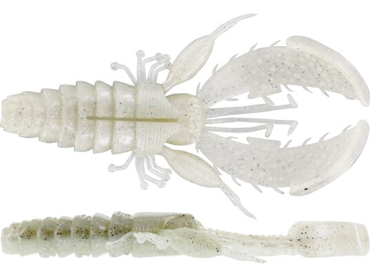 Westin CreCraw Creaturebait 14 cm Glow White 2 pack