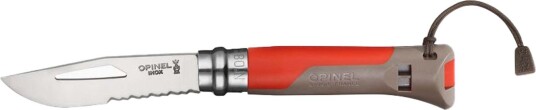 Opinel N°08 Outdoor earth red Opinel N°08 Outdoor earth red