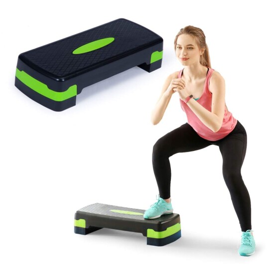 Fitness step aerobic trening 2 steps plattform Fitness step aerobic trening 2 steps plattform