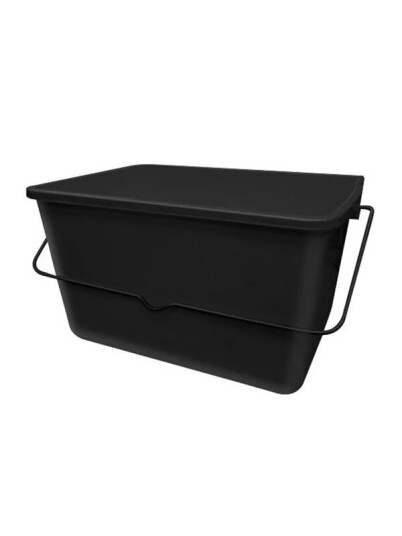 Work>It Square Paint Roller Bucket 10 Liters Black