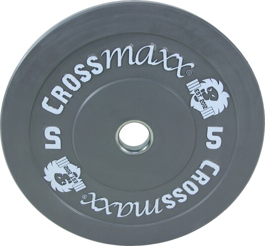 Crossmaxx Bumper Plate 5 kg Grå