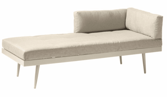 Cinas Mood Nova solseng Sandy grey med beige pute Beige