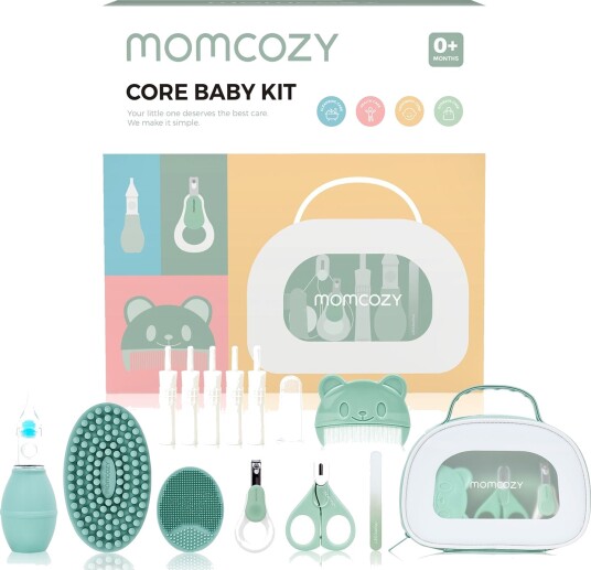 Momcozy All In 1 Core Baby Kit Grooming Green