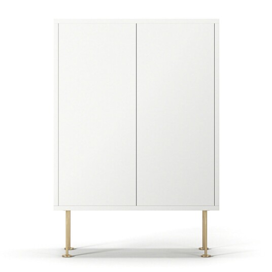 Decotique Vogue 64 Skap / Messing Skap og vitrineskap Malt Mdf Hvit 132569