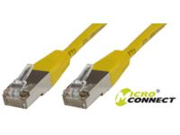 MICROCONNECT S/FTP CAT6 1m Yellow LSZH