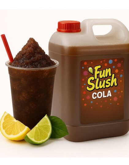 5 liter Cola Slush Konsentrat 30 liter Ferdig Popz Fun Slush