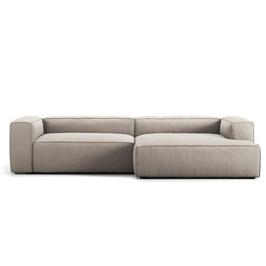 Decotique Grand 3 Seter Sofa sjeselong Høyre Sandshell Beige