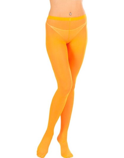 Strømpebukse i Neon Orange S/M Strømpebukse i Neon Orange S/M