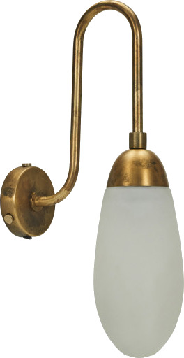 House Doctor Drop Vegglampe Antikk Messing House Doctor Drop Vegglampe Antikk Messing
