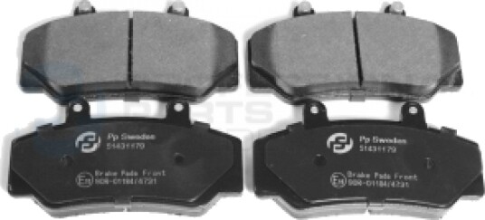 Bremseklosser sett Professional Parts 51431179
