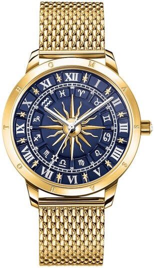 Thomas Sabo Dameklokke WA0352 264 209 33 Glam Spirit Blå/Gulltonet