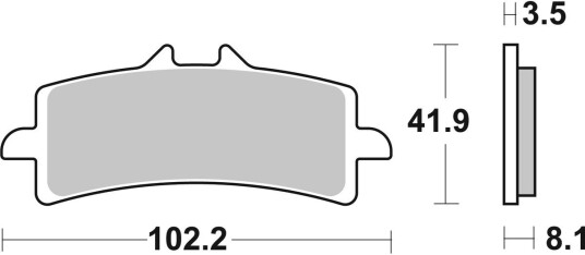 Bremseklosser sbs 841HS Bremseklosser sbs 841HS