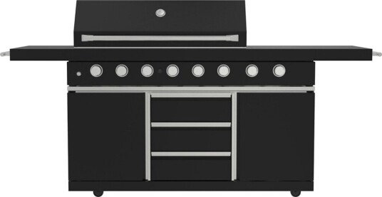 Gassgrill Metalcraft New Orleans Blackline med Varmeluftfunksjon