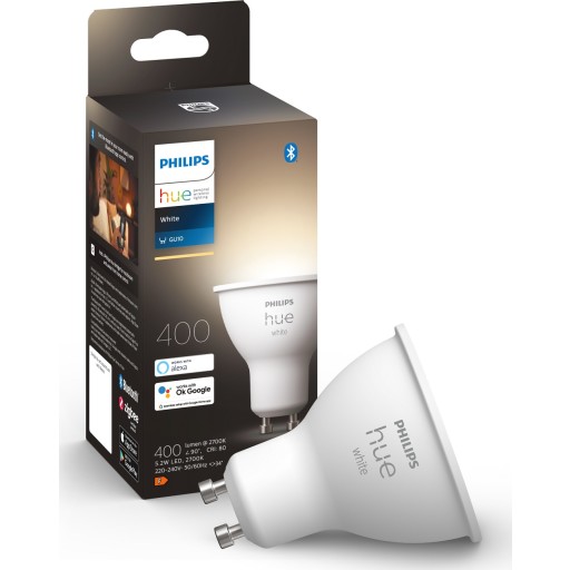 Philips Hue White Smart LED-pære GU10 400 lm 1-pack