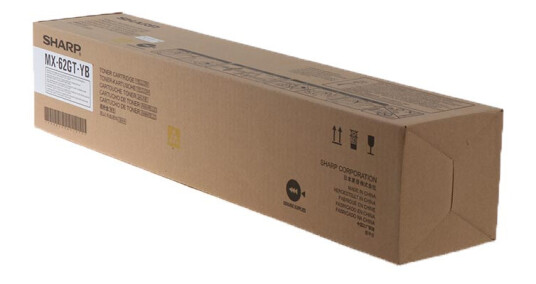 Sharp MX6240 Y Toner - MX62GTYB Original - Gul 40000 sider Sharp MX6240 Y Toner - MX62GTYB Original - Gul 40000 sider