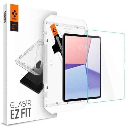 Spigen EZ Fit 9H Herdet Glass Skjermbeskytter for iPad Air 13" (2024/2025) - Case Friendly