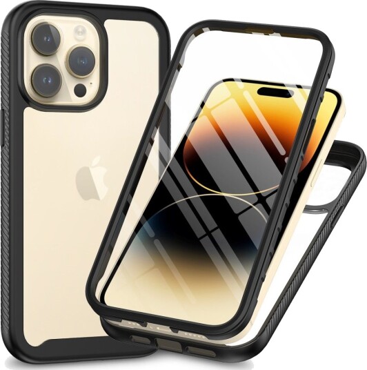 Trolsk Mobildeksel Heldøkkende med Skjermbeskytter (iPhone 15 Pro Max)