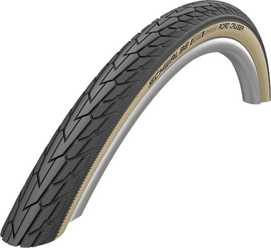 Schwalbe Road Cruiser dekk, svart/gummi, 37-622 (28 x 1,40)