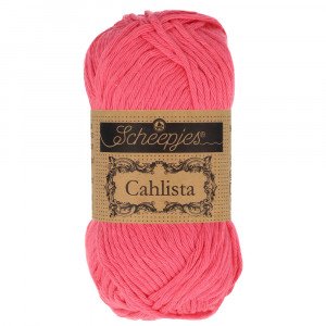 Scheepjes Cahlista Garn Unicolor 256 Carmelia Rose