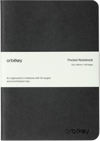 Orbitkey Organisation Pocket Notebook Black