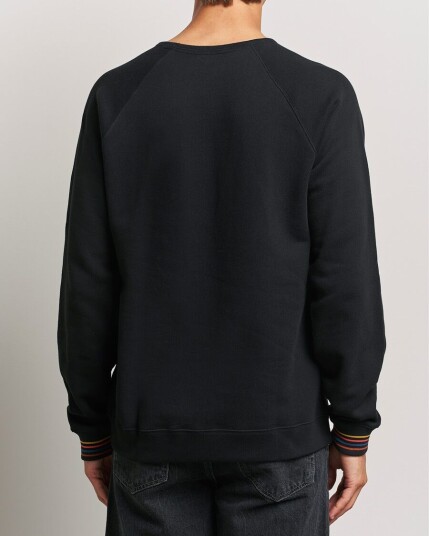 Paul Smith Artist Rib Crew Neck Sweatshirt Black