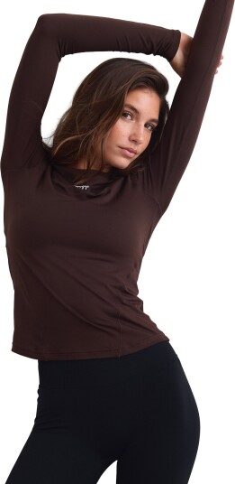 Aim"n Women´s Soft Basic Long Sleeve Chocolate XS
