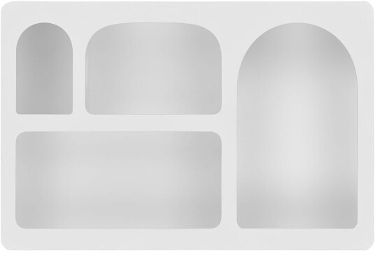 Bryne vegghylle 40x13x60 cm hvit.