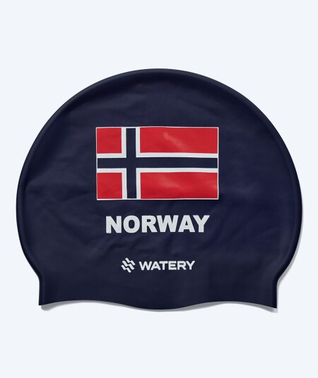 Watery badehette Norge Mørkeblå Svømmehette