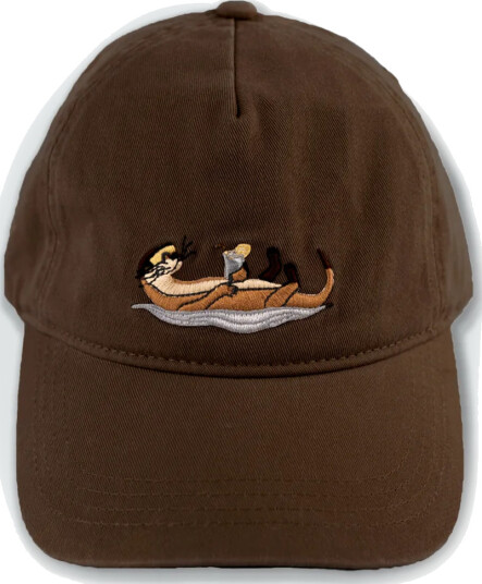Lakor Otter Vacation Baseball Cap Brun ONE SIZE