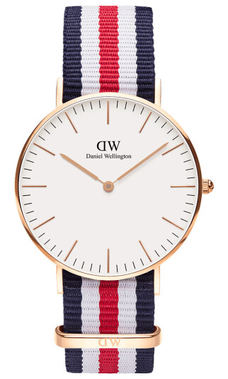 Daniel Wellington DW Klokke Classic Canterbury 36mm Roségull Daniel Wellington DW Klokke Classic Canterbury 36mm Roségull