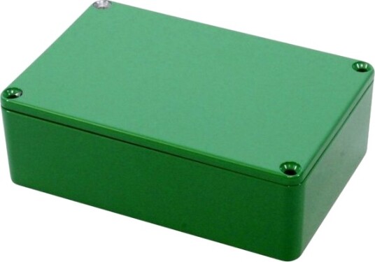Hammond Electronics 1590B3GR 116 × 77 × 38 mm Støpt Aluminium Grønn Kabinett