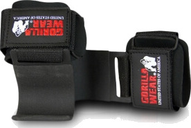 Weight Lifting Hooks, black, Gorilla Wear Weight Lifting Hooks, black, Gorilla Wear