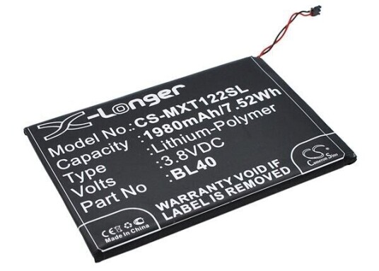 Motorola Moto E Global batteri (1980 mAh 3.8 V)