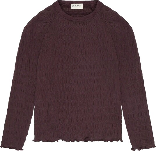 Minymo T-Shirt Ls - HUCKLEBERRY - 86