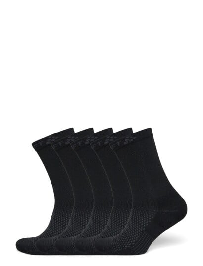 Craft Active High Sock 5 Pack Black 34 36 Craft Active High Sock 5 Pack Black 34 36