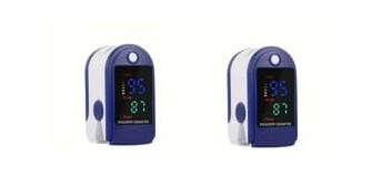 2 pakker  Oksymeter / Pulsmåler med OLED skjerm