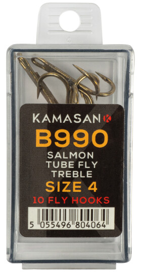 Kamasan B990-4 Salmon Tube Flies, tubekrok #4 STD Kamasan B990-4 Salmon Tube Flies, tubekrok #4 STD