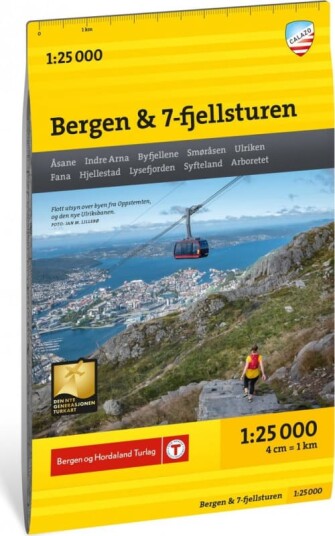 Calazo förlag Stikart Bergen 1:25.000 OneSize, NoColour Calazo förlag Stikart Bergen 1:25.000 OneSize, NoColour