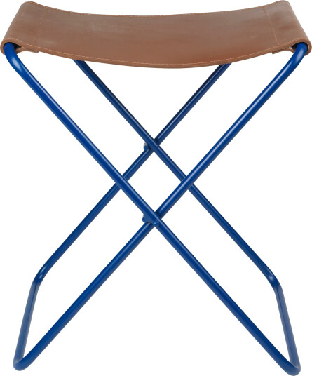 Broste Copenhagen Nola krakk lær Intense blue
