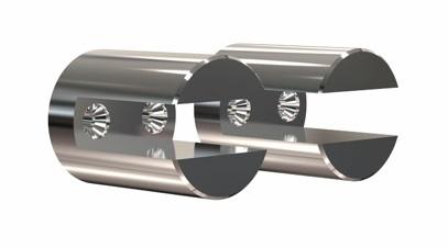Frost Nova hylleholder, 45 mm, 2 stk., krom Frost Nova hylleholder, 45 mm, 2 stk., krom