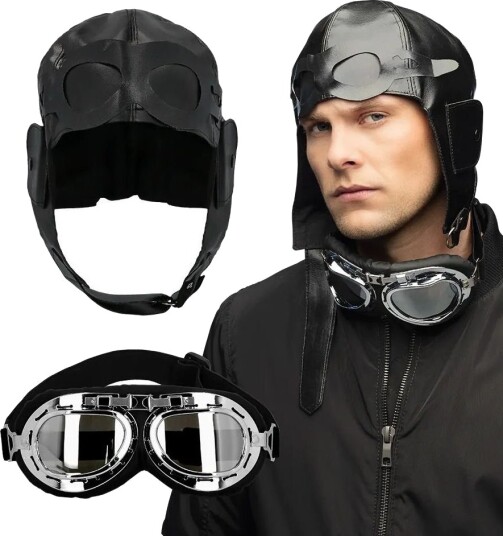 Aviator Lue med Briller